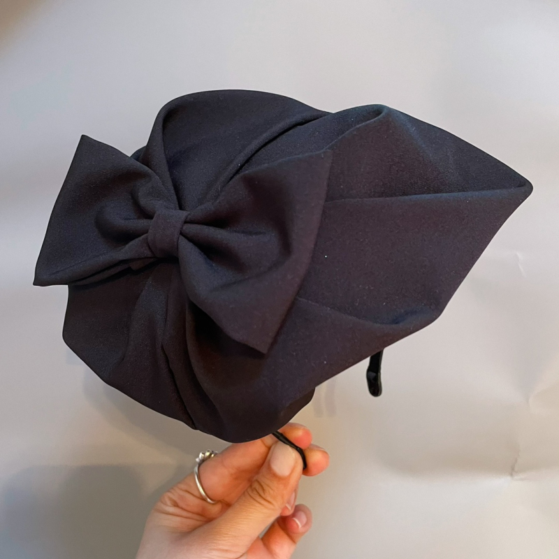 Tavaszi és nyári új Xiangyun fonalból készült, lélegző fél sapka, fejpánt, fekete, sokoldalú, elegáns, plus size, fehér hajat takaró fejpánt, hajkiegészítők, divatos