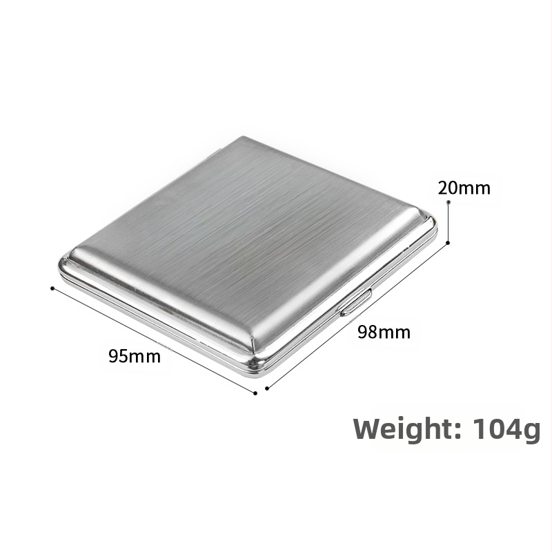 Faragott cigarettadoboz 20 darabos hordozható férfi személyre szabott kreatív nyomásálló fém cigarettadoboz cigarettacsipesz c9251