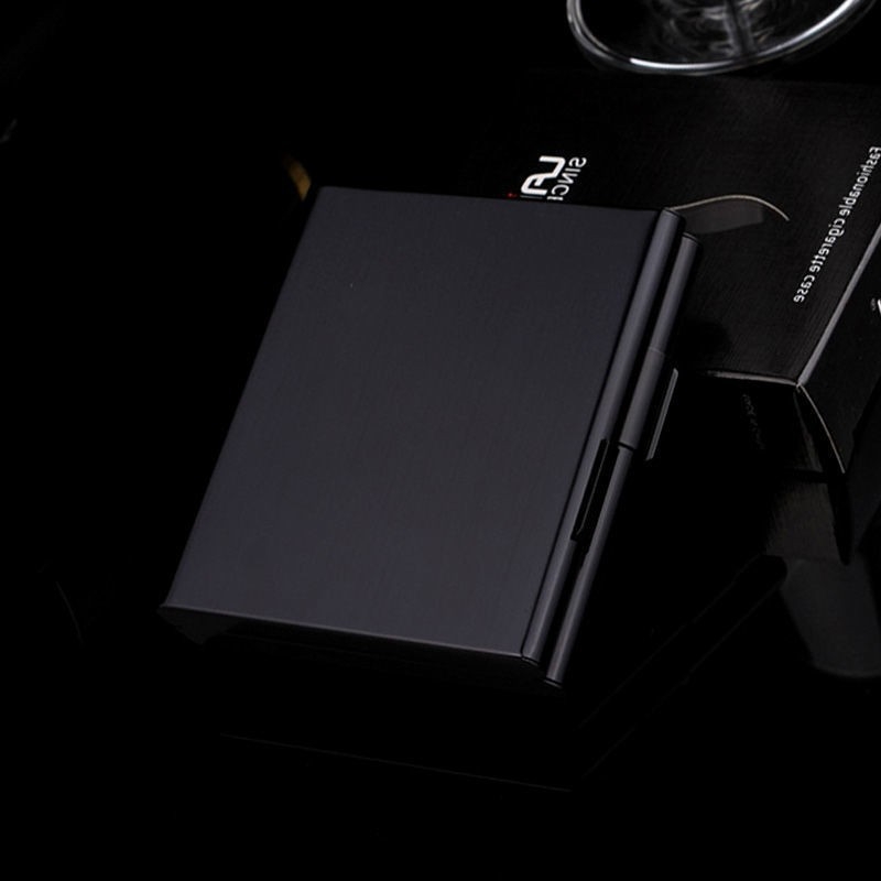 Eredeti Laifu 846 alumínium ultravékony osztott cigarettatartó, 20 darabos kreatív fém cigarettatartó, férfi ajándék