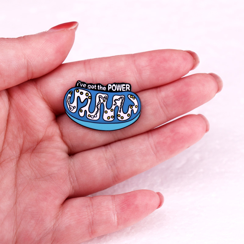 Vicces mitokondriális biológiai humor bross kitűző kiegészítők