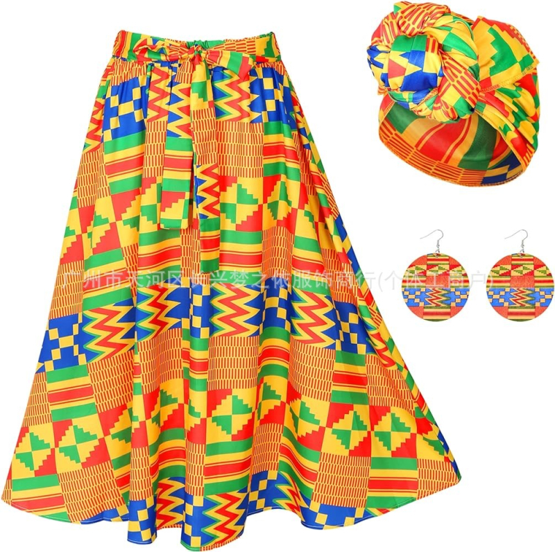 Amazon afrikai hagyományos ruha női szoknya bohém ruházat