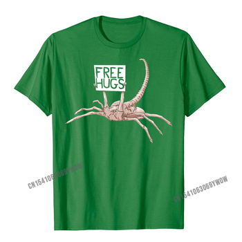 Δωρεάν Αγκαλιές Αστείο Facehugger Aliens T-Shirt Harajuku Cotton t