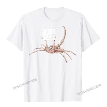 Δωρεάν Αγκαλιές Αστείο Facehugger Aliens T-Shirt Harajuku Cotton t