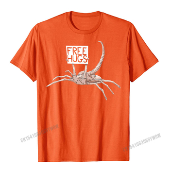 Δωρεάν Αγκαλιές Αστείο Facehugger Aliens T-Shirt Harajuku Cotton t