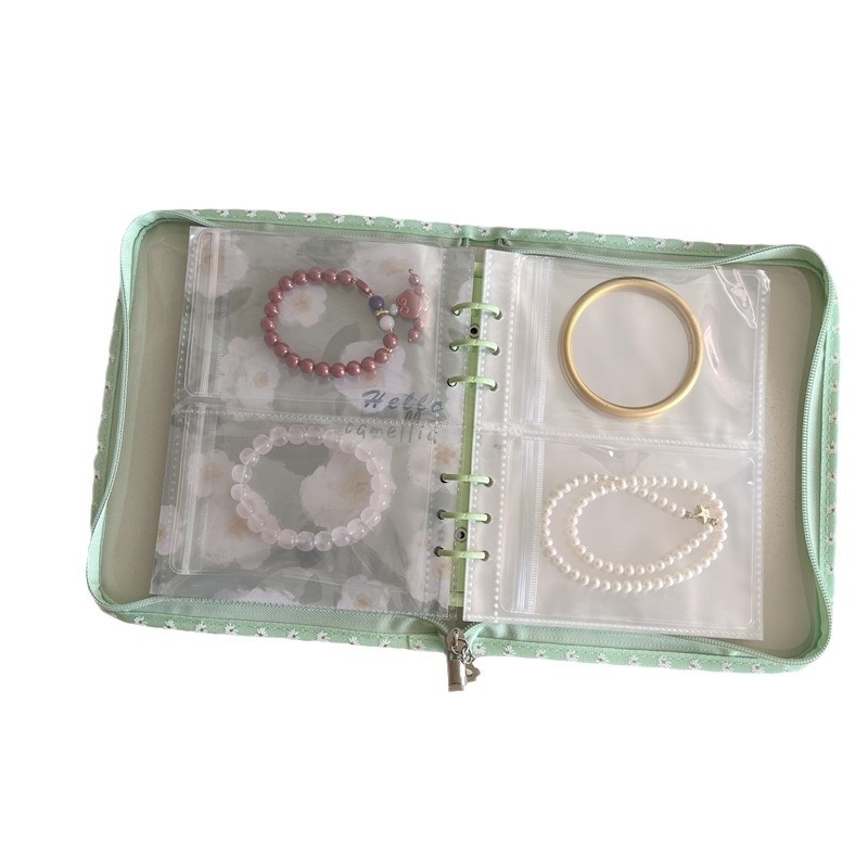 Väike lilleline lukuga raamat, oksüdatsioonivastased kõrvarõngad, kaelakeed, kõrvarõngad, kõrvarõngad, ehted, käeaksessuaarid, suletud kotid, hoiuraamatud, ehete hoiustamine