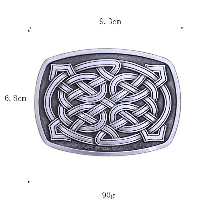 Taškinio cinko lydinio keltų mazgo diržo sagtis iš vakarietiško stiliaus Europos ir Amerikos eksporto, didelis ir palankus tarpvalstybinės elektroninės prekybos tiekimas.
