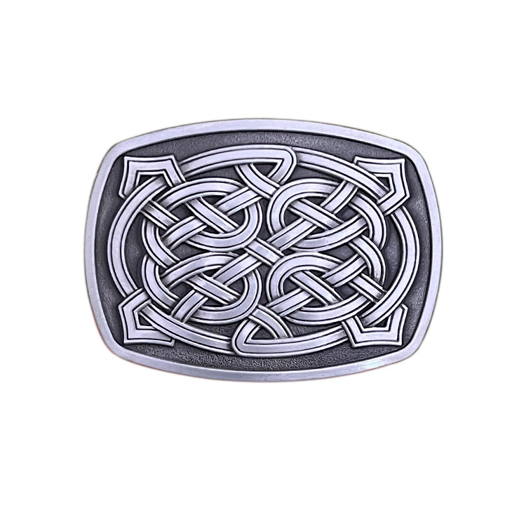 Taškinio cinko lydinio keltų mazgo diržo sagtis iš vakarietiško stiliaus Europos ir Amerikos eksporto, didelis ir palankus tarpvalstybinės elektroninės prekybos tiekimas.