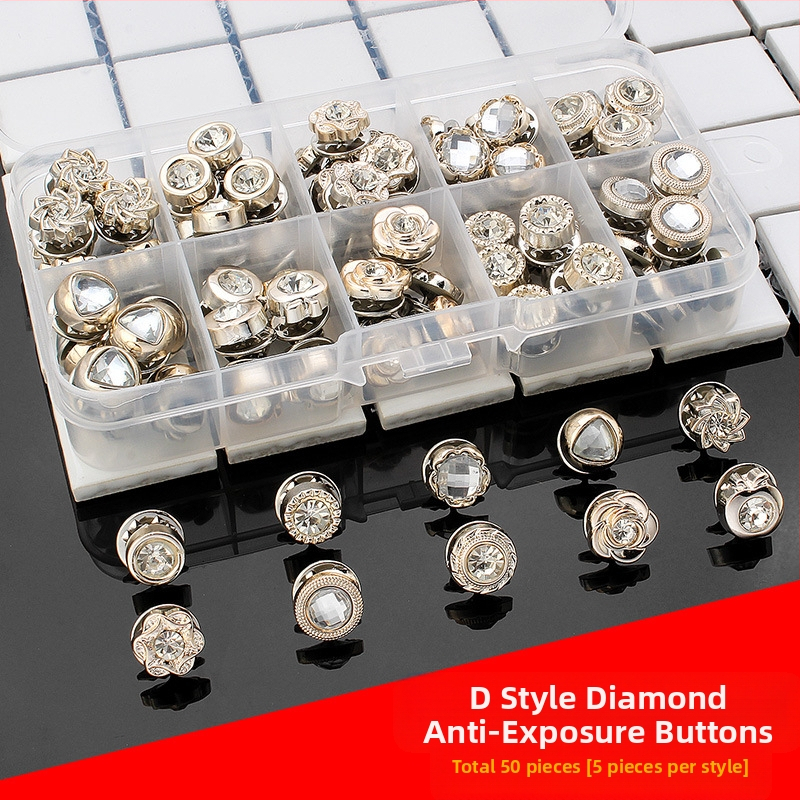 Rejtett kitettség elleni gomb ing bross gomb varrás nélküli gomb gyöngy apró illatos stílusú rejtett gomb