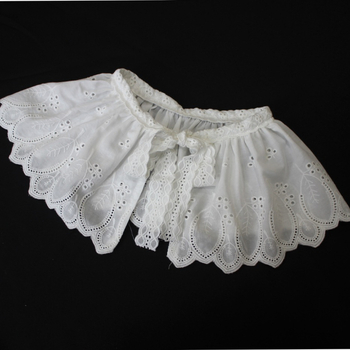 Διακοσμητικό γιακά με κέντημα από βαμβάκι και φύλλα, διακοσμητικό γιακά με ψεύτικο γιακά Amazon AliExpress