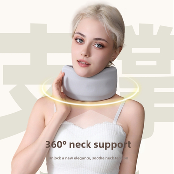 Kaklo apsaugos kaklo įtvaras su apsauga nuo išlinkimo. Artefaktinis kaklo korekcijos įtvaras. Fiksuota kaklo stuburo atrama. Biuro reikmenys namams. Kaklo įtvaras.