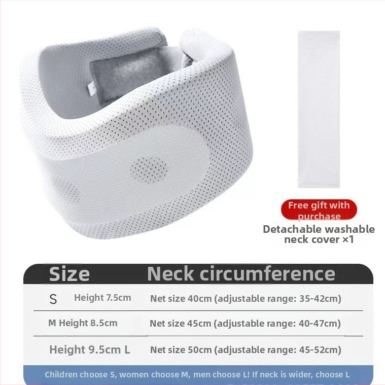 Kaklo apsaugos kaklo įtvaras su apsauga nuo išlinkimo. Artefaktinis kaklo korekcijos įtvaras. Fiksuota kaklo stuburo atrama. Biuro reikmenys namams. Kaklo įtvaras.