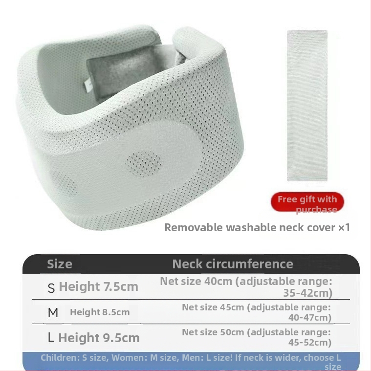 Kaklo apsaugos kaklo įtvaras su apsauga nuo išlinkimo. Artefaktinis kaklo korekcijos įtvaras. Fiksuota kaklo stuburo atrama. Biuro reikmenys namams. Kaklo įtvaras.