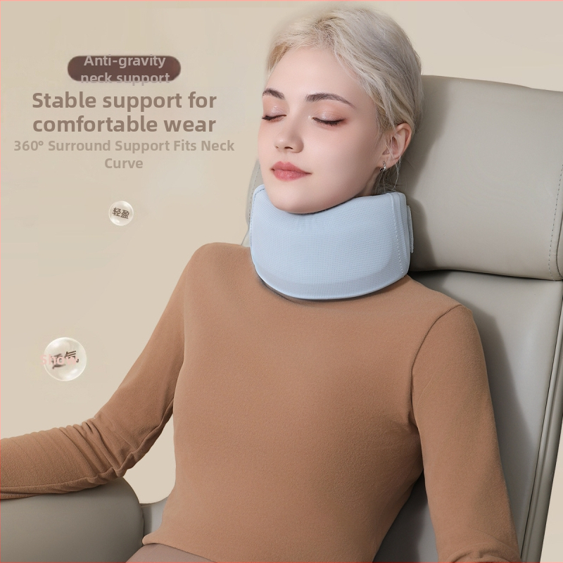 Kaklo apsaugos kaklo įtvaras su apsauga nuo išlinkimo. Artefaktinis kaklo korekcijos įtvaras. Fiksuota kaklo stuburo atrama. Biuro reikmenys namams. Kaklo įtvaras.