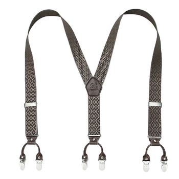 Διασυνοριακή προμήθεια δερμάτινου ανδρικού κοστουμιού με κλιπ για άνδρες με ισχυρό επαγγελματικό κοστούμι σε σχήμα Y για ενήλικες, βρετανικές τιράντες με έξι κλιπ χονδρικής