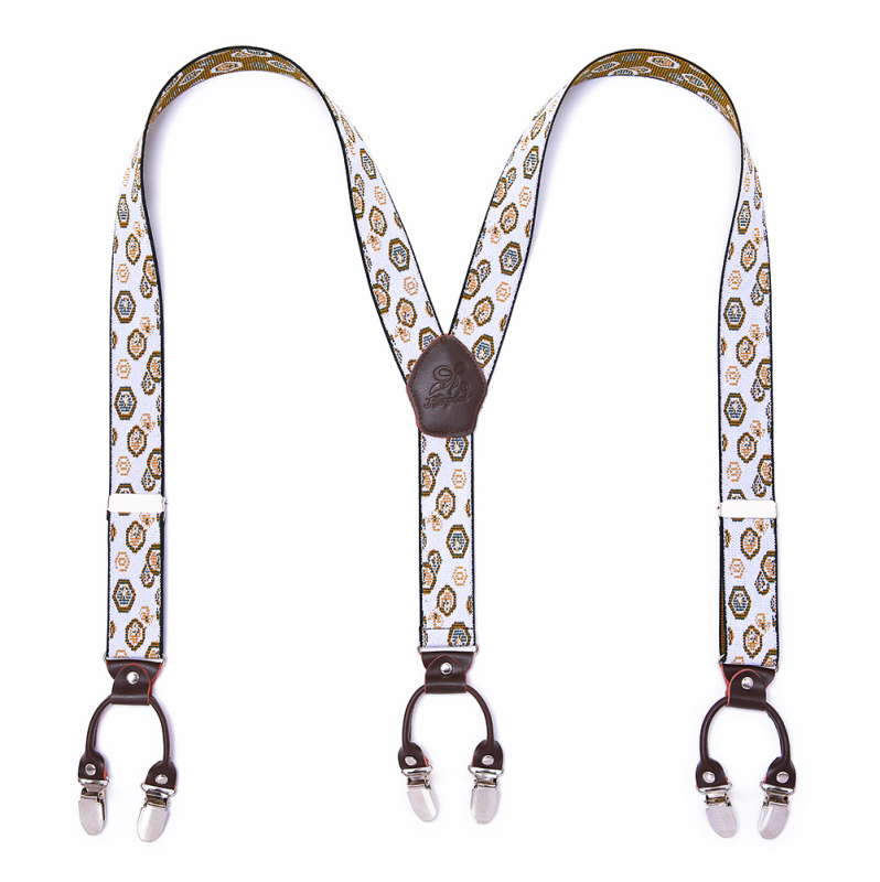 Határokon átnyúló ellátású bőr férfi pántos, erős felnőtt Y alakú öltöny, brit hatkapcsos nadrágtartó, nagykereskedelem