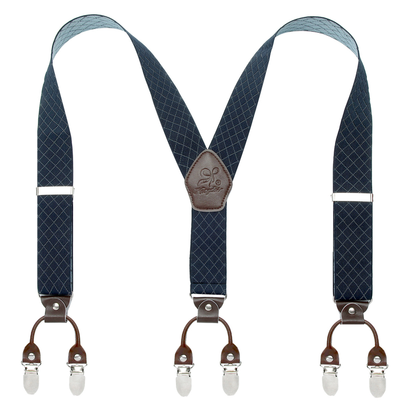 Határokon átnyúló ellátású bőr férfi pántos, erős felnőtt Y alakú öltöny, brit hatkapcsos nadrágtartó, nagykereskedelem