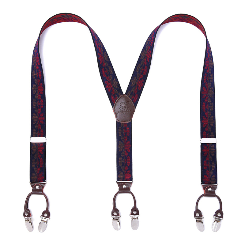 Határokon átnyúló ellátású bőr férfi pántos, erős felnőtt Y alakú öltöny, brit hatkapcsos nadrágtartó, nagykereskedelem