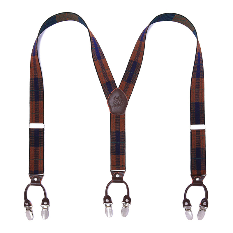 Határokon átnyúló ellátású bőr férfi pántos, erős felnőtt Y alakú öltöny, brit hatkapcsos nadrágtartó, nagykereskedelem