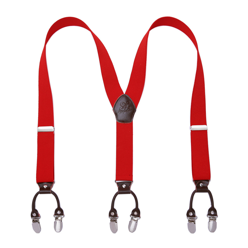 Határokon átnyúló ellátású bőr férfi pántos, erős felnőtt Y alakú öltöny, brit hatkapcsos nadrágtartó, nagykereskedelem