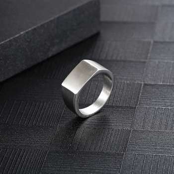 Μοντέρνο δαχτυλίδι hip-hop από ματ τιτάνιο, λείο, προσωπικότητα, ευρωπαϊκό και αμερικανικό, απλό, ευέλικτο, ανδρικό και γυναικείο δαχτυλίδι από ανοξείδωτο ατσάλι, κοσμήματα χεριού