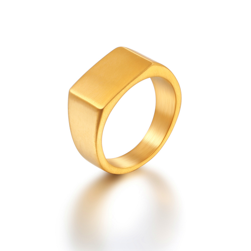 Trendi hip-hop matt sima titán acél gyűrű személyiség európai és amerikai egyszerű sokoldalú rozsdamentes acél férfi és női gyűrű kézékszer