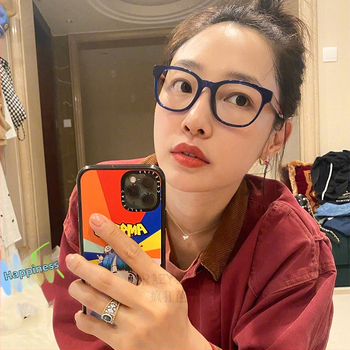 „Bai Baihe“ švelni emalio meilės auskarų sagtis, lengva, prabangi, nišinio dizaino, pažangios pojūčio interneto įžymybių auskarai, moteriški rudens auskarai