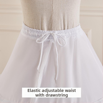 Kāzu kleitas svārki visu veidu glīta vidukļa palielināšana Super baldahīns ar kaulu oderi Lolita ziedu kāzu apakšsvārki vairumtirdzniecībā