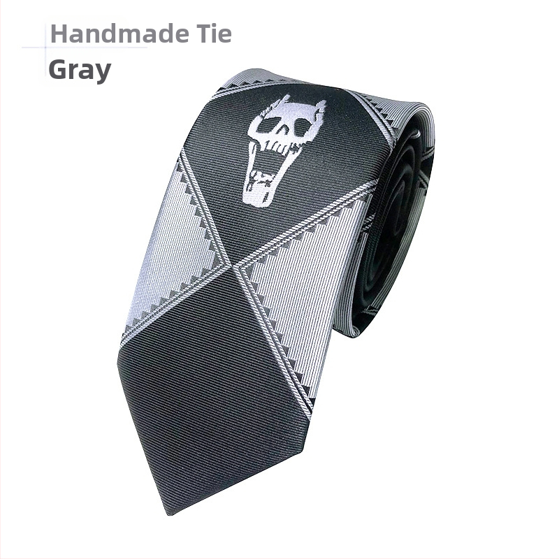 Koponya nyakkendő japán kiadás JOJO Kira Yoshio JK Anime Zipper kézjáték Csodálatos kaland Karácsony Halloween