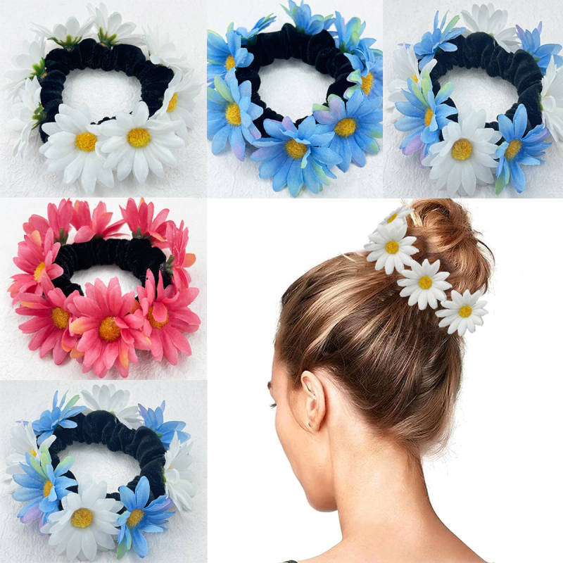 Europoje ir Jungtinėse Amerikos Valstijose naujas ramunėlių plaukų žiedas, saulėgrąžų, arklio uodegos galvutės, virvės, pojūčių vėduoklės, plaukų aksesuarai, imituojantis audinį, storosios žarnos žiedas