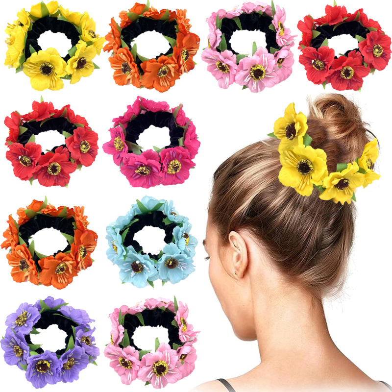 Europoje ir Jungtinėse Amerikos Valstijose naujas ramunėlių plaukų žiedas, saulėgrąžų, arklio uodegos galvutės, virvės, pojūčių vėduoklės, plaukų aksesuarai, imituojantis audinį, storosios žarnos žiedas