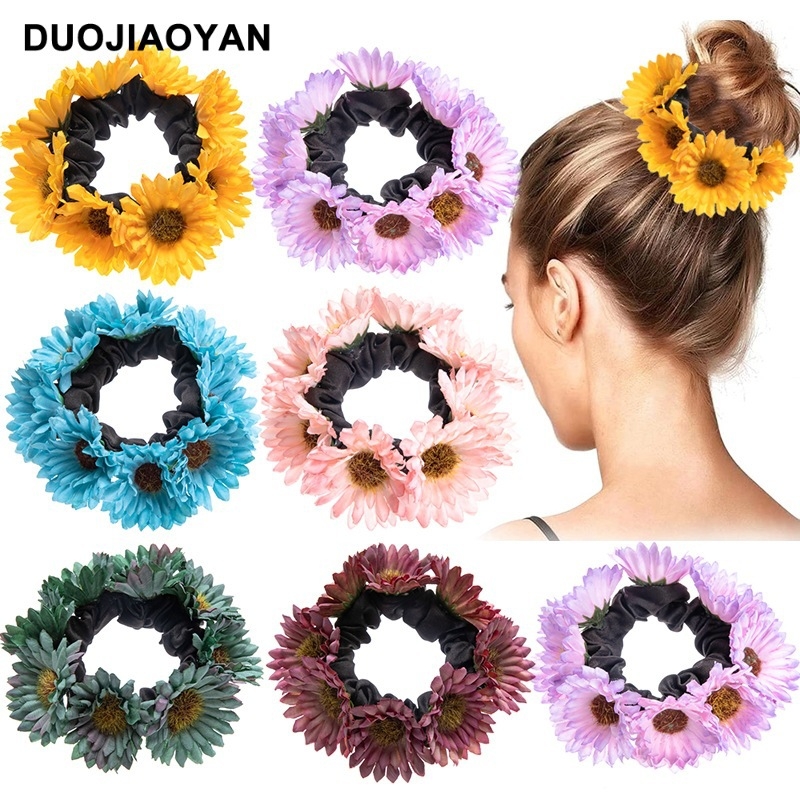 Europoje ir Jungtinėse Amerikos Valstijose naujas ramunėlių plaukų žiedas, saulėgrąžų, arklio uodegos galvutės, virvės, pojūčių vėduoklės, plaukų aksesuarai, imituojantis audinį, storosios žarnos žiedas