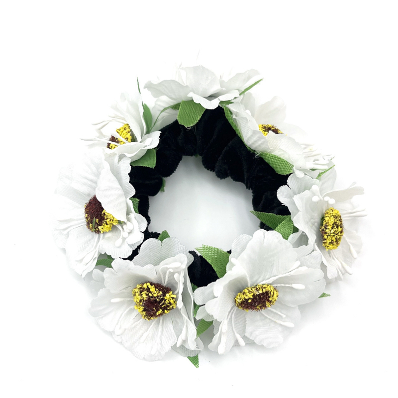 Europoje ir Jungtinėse Amerikos Valstijose naujas ramunėlių plaukų žiedas, saulėgrąžų, arklio uodegos galvutės, virvės, pojūčių vėduoklės, plaukų aksesuarai, imituojantis audinį, storosios žarnos žiedas