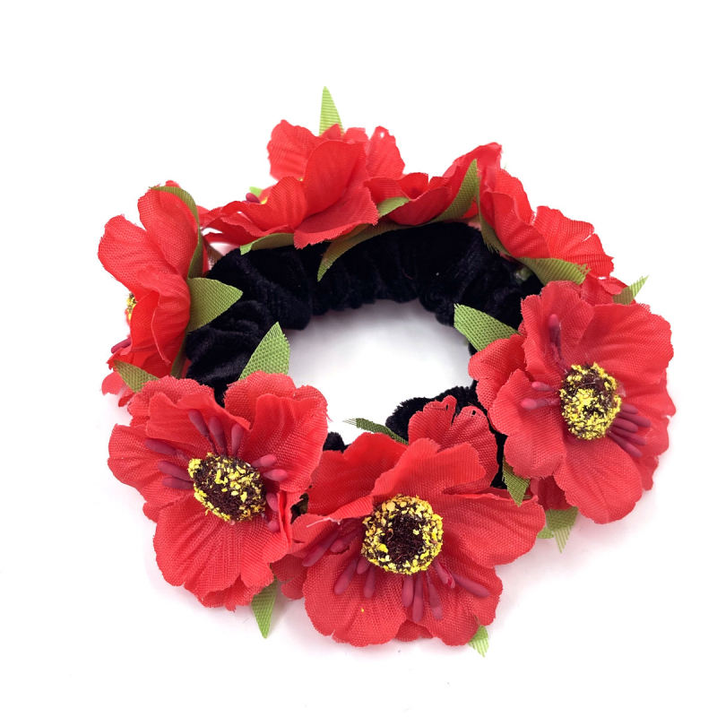 Europoje ir Jungtinėse Amerikos Valstijose naujas ramunėlių plaukų žiedas, saulėgrąžų, arklio uodegos galvutės, virvės, pojūčių vėduoklės, plaukų aksesuarai, imituojantis audinį, storosios žarnos žiedas