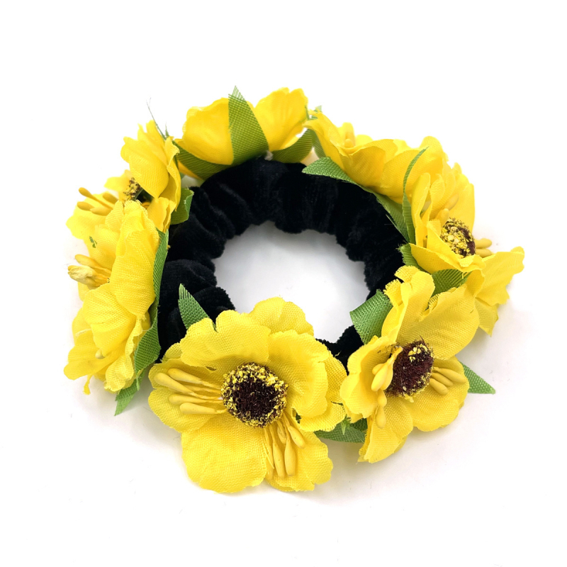 Europoje ir Jungtinėse Amerikos Valstijose naujas ramunėlių plaukų žiedas, saulėgrąžų, arklio uodegos galvutės, virvės, pojūčių vėduoklės, plaukų aksesuarai, imituojantis audinį, storosios žarnos žiedas