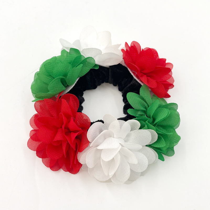 Europoje ir Jungtinėse Amerikos Valstijose naujas ramunėlių plaukų žiedas, saulėgrąžų, arklio uodegos galvutės, virvės, pojūčių vėduoklės, plaukų aksesuarai, imituojantis audinį, storosios žarnos žiedas