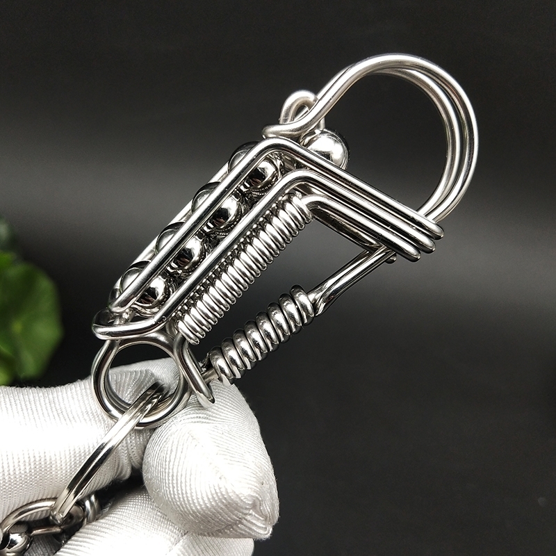 304 rozsdamentes acél kulcstartó férfi madár kézzel készített barkács személyiség testreszabott tartós derékra akasztható autólánc 2025 új