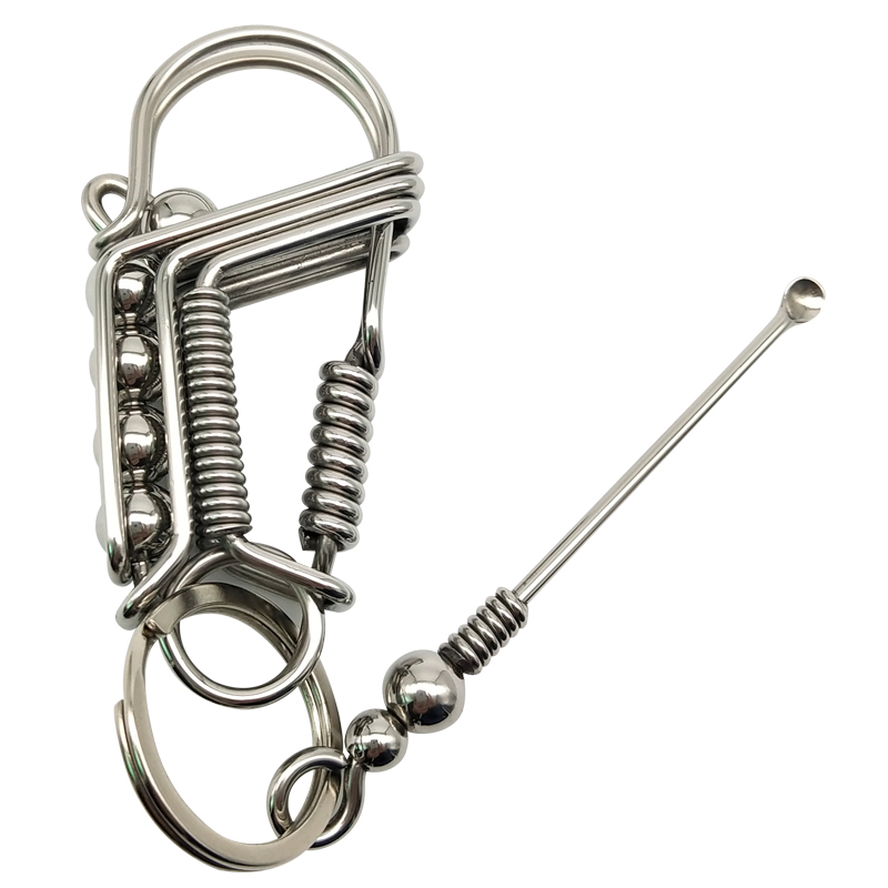 304 rozsdamentes acél kulcstartó férfi madár kézzel készített barkács személyiség testreszabott tartós derékra akasztható autólánc 2025 új