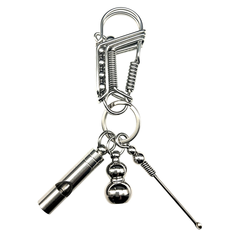 304 rozsdamentes acél kulcstartó férfi madár kézzel készített barkács személyiség testreszabott tartós derékra akasztható autólánc 2025 új