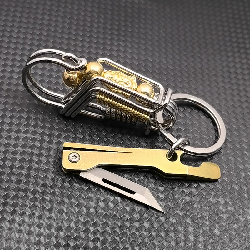 304 rozsdamentes acél kulcstartó férfi madár kézzel készített barkács személyiség testreszabott tartós derékra akasztható autólánc 2025 új