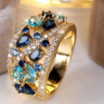 Διασυνοριακό δαχτυλίδι με ευρωπαϊκά και αμερικανικά δαχτυλίδια, στρογγυλό κοίλο και υψηλής ποιότητας, μοναδική προσωπικότητα, πολυτέλεια, μόδα, ευέλικτο δαχτυλίδι