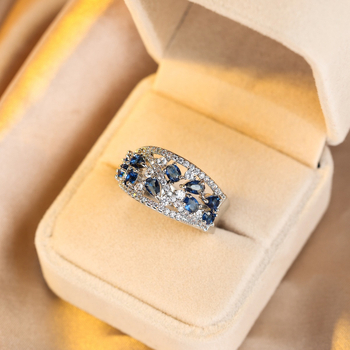 Διασυνοριακό δαχτυλίδι με ευρωπαϊκά και αμερικανικά δαχτυλίδια, στρογγυλό κοίλο και υψηλής ποιότητας, μοναδική προσωπικότητα, πολυτέλεια, μόδα, ευέλικτο δαχτυλίδι