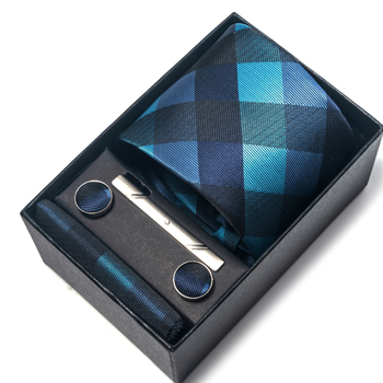 Γραβάτα με ζακάρ βαμμένο νήμα πολυεστέρα και μετάξι, έτοιμη σε απόθεμα, με άμεση προμήθεια από τον κατασκευαστή, επίσημη επαγγελματική γραβάτα με λαχούρια, χονδρική σε απόθεμα