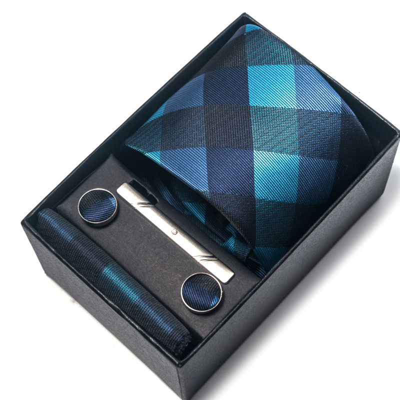 Készleten lévő, gyártótól közvetlenül beszerzett nyakkendő, férfi poliészter selyem fonalfestékkel festett jacquard formális üzleti paisley nyakkendő, nagykereskedelemben raktáron