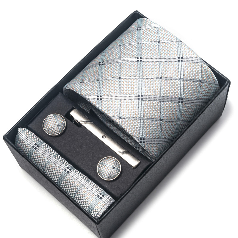 Készleten lévő, gyártótól közvetlenül beszerzett nyakkendő, férfi poliészter selyem fonalfestékkel festett jacquard formális üzleti paisley nyakkendő, nagykereskedelemben raktáron