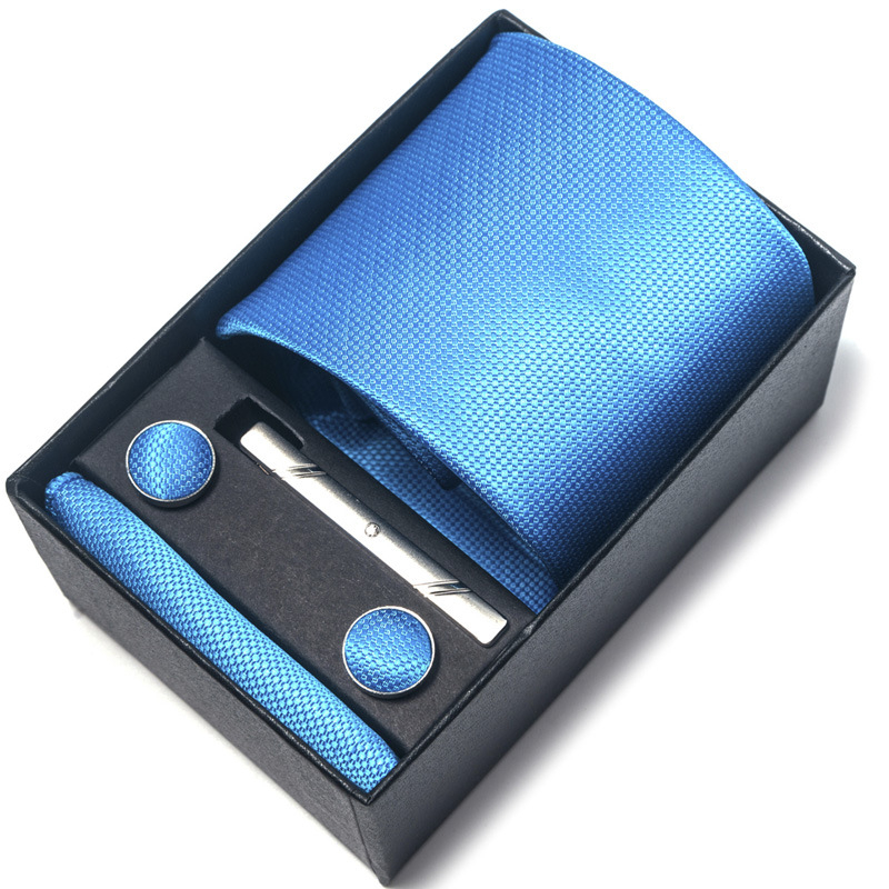 Készleten lévő, gyártótól közvetlenül beszerzett nyakkendő, férfi poliészter selyem fonalfestékkel festett jacquard formális üzleti paisley nyakkendő, nagykereskedelemben raktáron