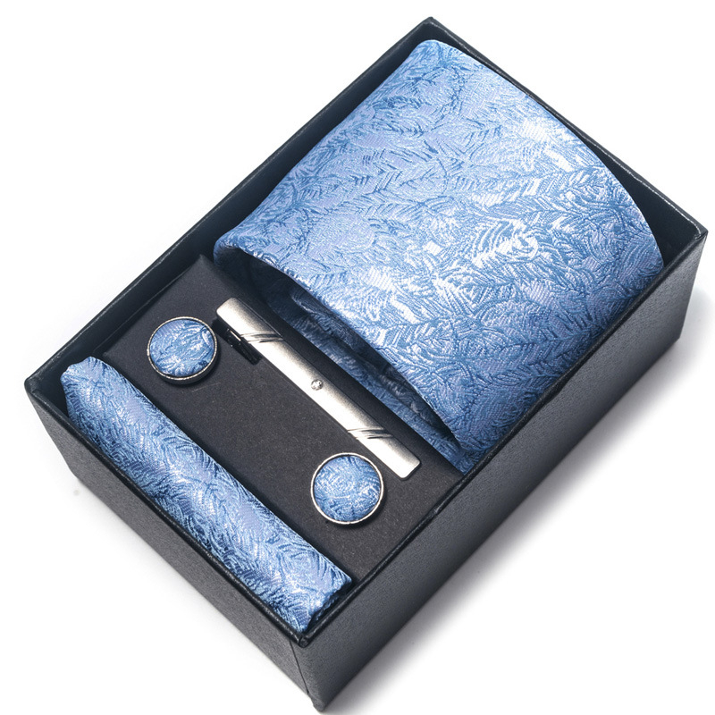 Készleten lévő, gyártótól közvetlenül beszerzett nyakkendő, férfi poliészter selyem fonalfestékkel festett jacquard formális üzleti paisley nyakkendő, nagykereskedelemben raktáron