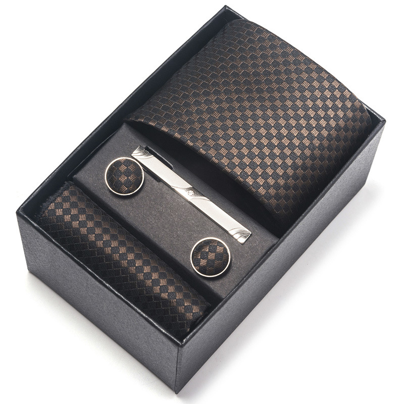 Készleten lévő, gyártótól közvetlenül beszerzett nyakkendő, férfi poliészter selyem fonalfestékkel festett jacquard formális üzleti paisley nyakkendő, nagykereskedelemben raktáron