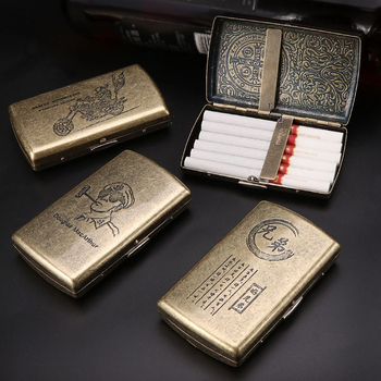 Nagy értékű női cigarettadoboz, ultravékony, dombornyomott, dupla nyitott fémdoboz, Constantine cigarettadoboz, turisztikai ajándéktárgyak