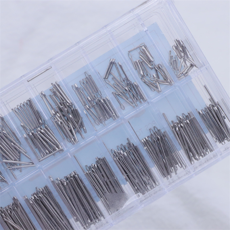 Pulksteņu aksesuāri ar šķelttapu, matadata, volframa tērauda adatas, keramikas siksniņas savienojuma tapa, tērauda josta, fiksēta vārpsta, 6-23 m