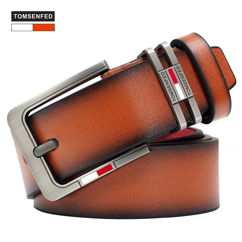 TOMSENFED új férfi külkereskedelmi, határokon átnyúló olajcsepp tűcsatos öv divatos alkalmi nadrág öv gyártók raktáron